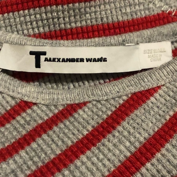 T By Alexander Wang Striped Bodysuit - Picture 7 of 7